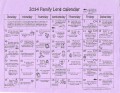 2014 Family Lent Calendar